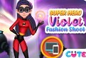 Superhero Violet Fashion Shoot